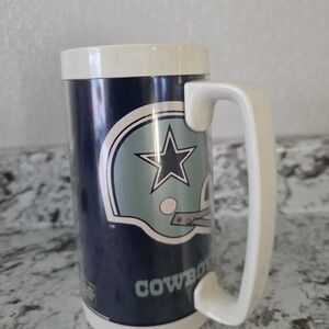 Cowboys Themed Mug - Blue and White